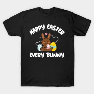 Happy Easter Every Bunny Funny T-Shirt